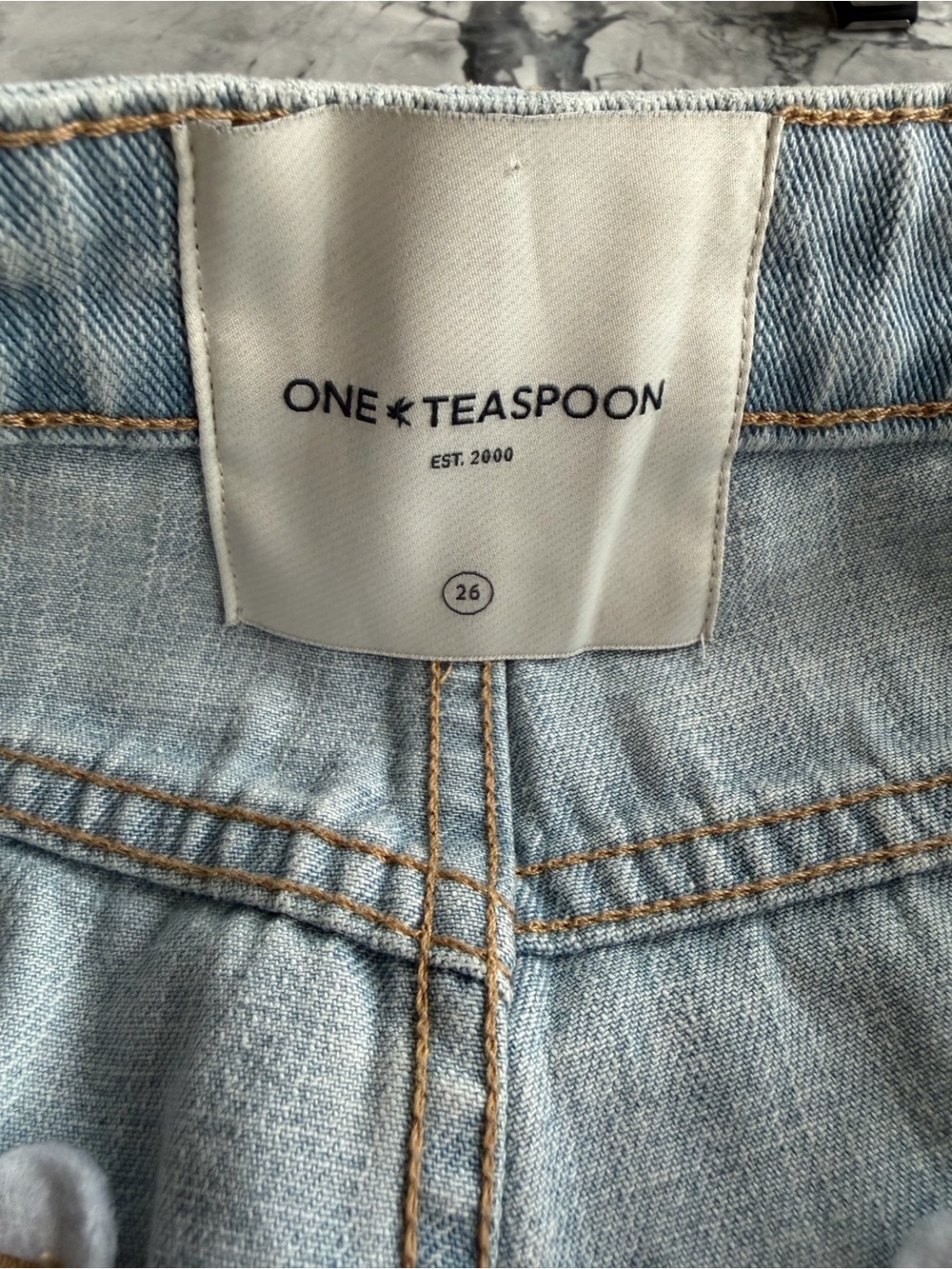 NWOT ~ AUTH ONE TEASPOON Wide Leg Denim - Picture 5 of 7